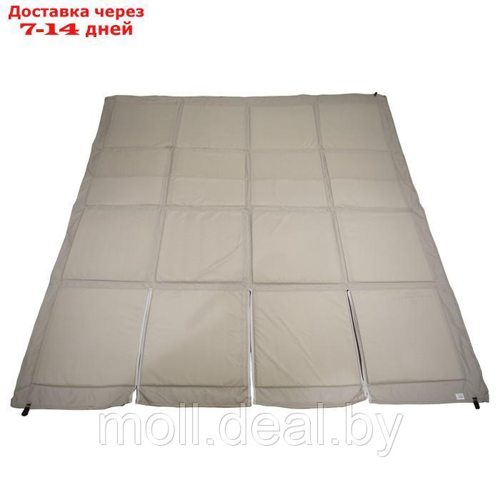 Пол для палатки "КУБ LONG 2" 2-мест., цвет серый, оксфорд 300 - фото 1 - id-p194197094