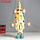 Кукла интерьерная свет "Бабусечка в ярком наряде, с карандашом" 52х13х12 см, фото 2