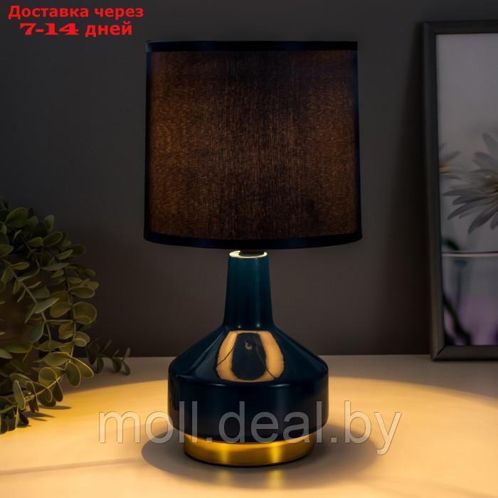 Настольная лампа Берта E14 40Вт синий 14х14х30,5 см - фото 3 - id-p194197143