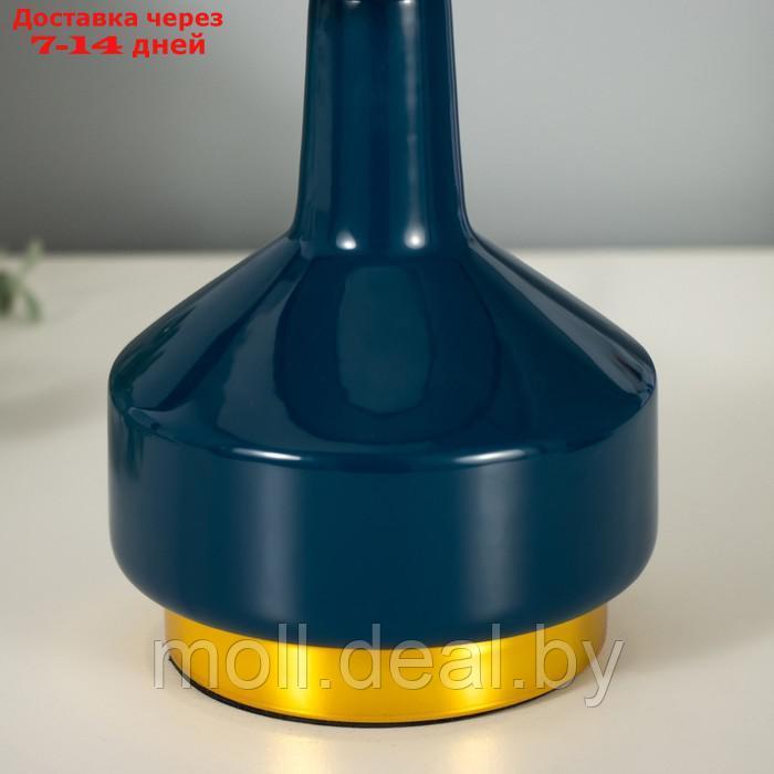 Настольная лампа Берта E14 40Вт синий 14х14х30,5 см - фото 4 - id-p194197143