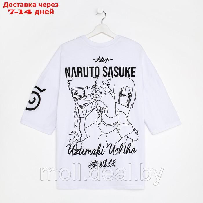 Футбoлкa мужcкaя NARUTO, цвет белый, рaзмер ONE SIZE - фото 8 - id-p193961397