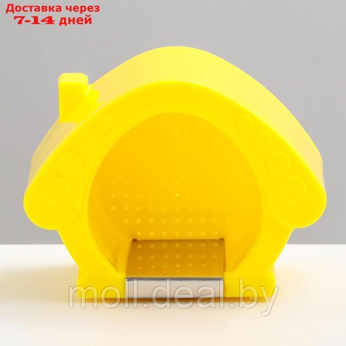 Домик для грызунов охлаждающий, 13,5 х 9 х 10,5 см, жёлтый - фото 2 - id-p194196121