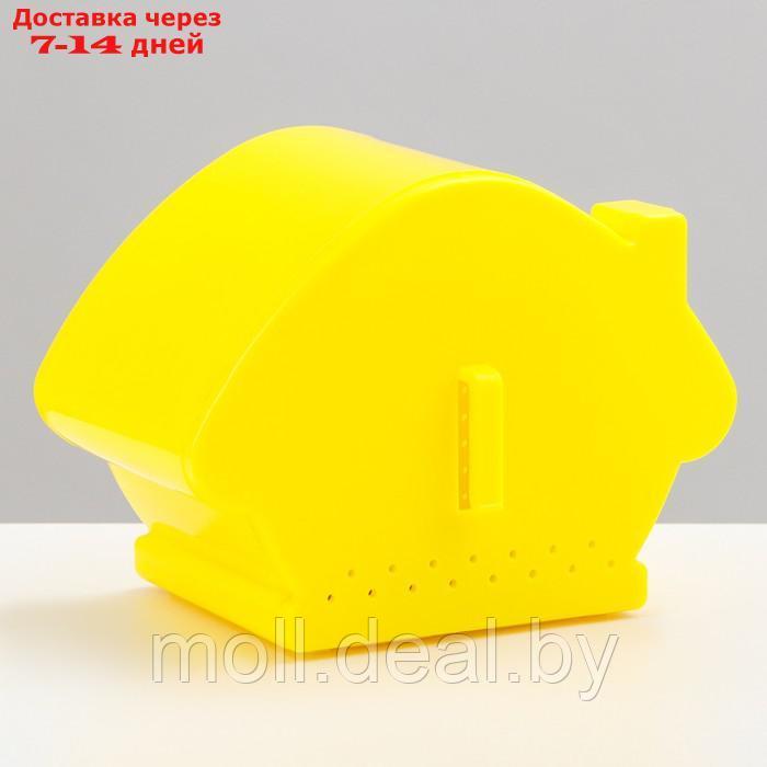 Домик для грызунов охлаждающий, 13,5 х 9 х 10,5 см, жёлтый - фото 3 - id-p194196121