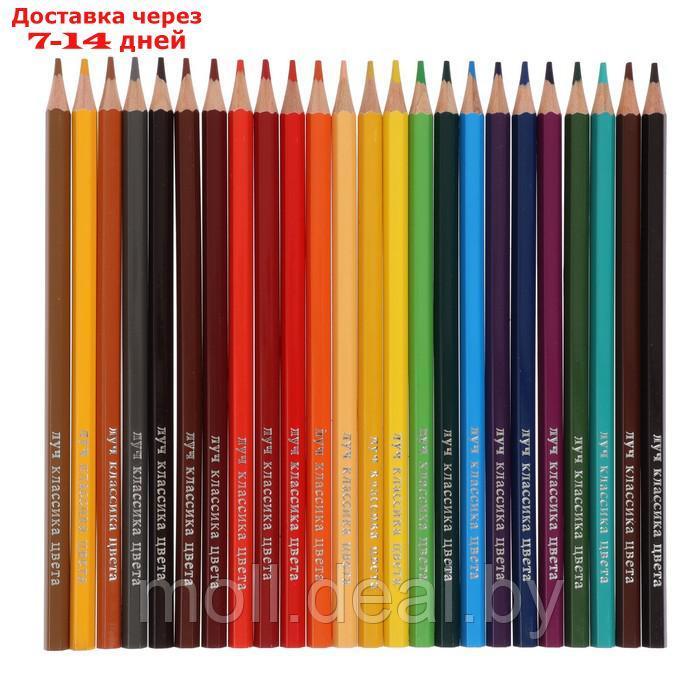 Цветные карандаши 48 цветов, Луч "Классика", шестигранные - фото 2 - id-p193965657