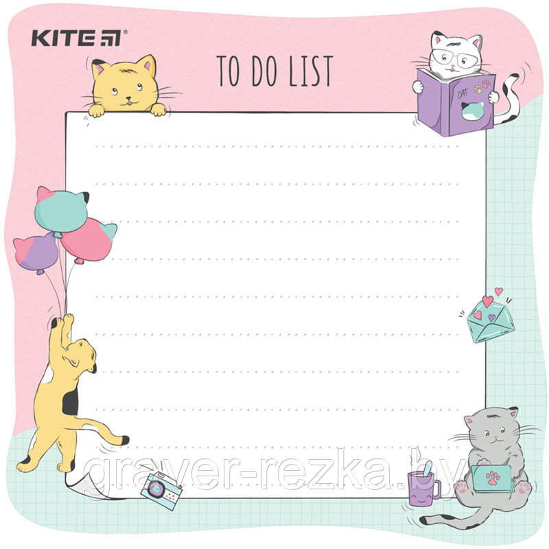 Планер Kite To do list Kite Cats K22-472-2 - фото 1 - id-p194238946