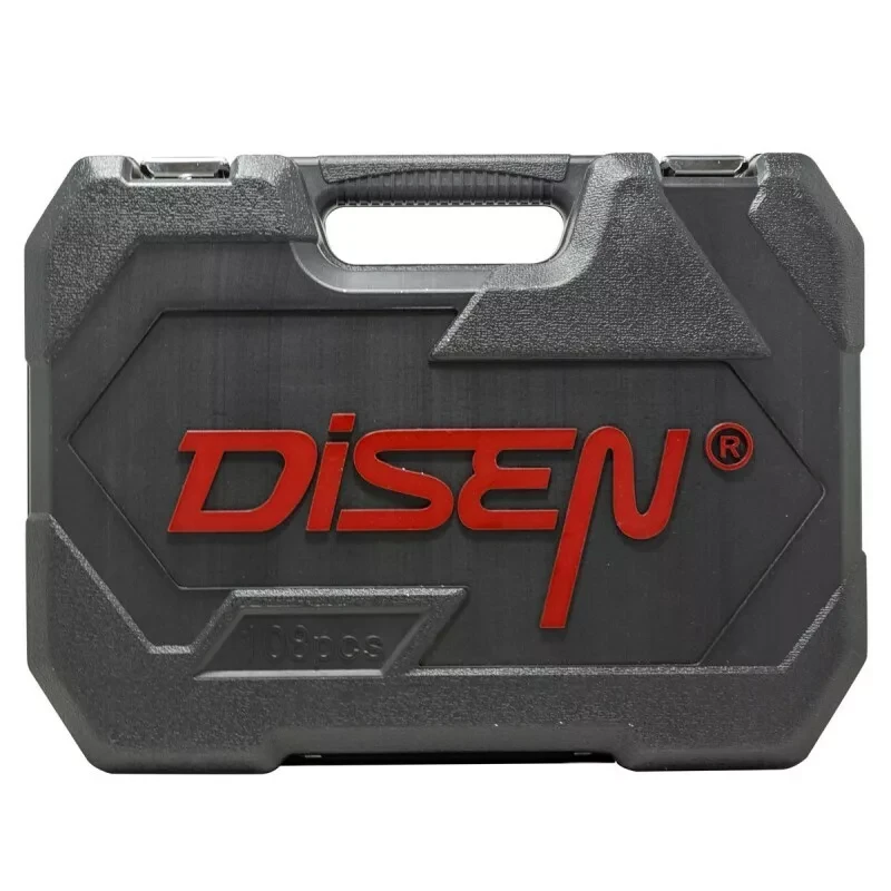 Набор инструментов DISEN 108пр.1/4''1/2''(6гр.)(4-32мм) - фото 4 - id-p194239025