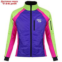 Куртка утеплённая ONLYTOP, multicolor, размер 46