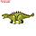 Динозавр "Анкилозавр" работает от батареек, световые и звуковые эффекты, цвет зелёный, фото 2