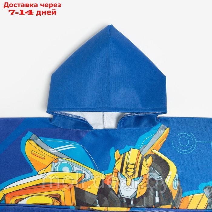 Полотенце-пончо детское махровое Bumblebee Transformers 60х120 см, 50% хл., 50% полиэстер - фото 2 - id-p194196245