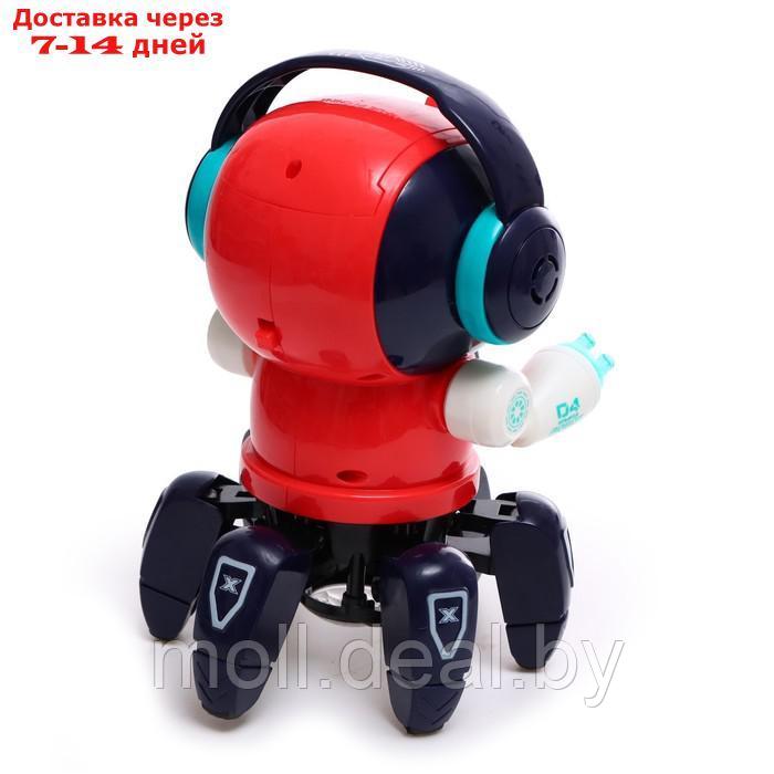 Робот музыкальный "Смарти", русское озвучивание, световые эффекты, цвет красный - фото 3 - id-p194195220