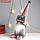 Кукла интерьерная "Дед Мороз с табличкой - HOME"  47х17х15 см, фото 3