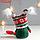 Кукла интерьерная "Дед Мороз в шапке с зелёными узорами, с бомбошками" 41х13х10 см, фото 4