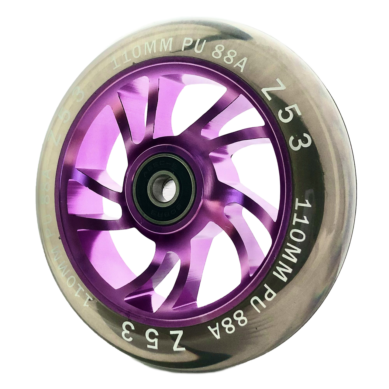Колесо Z53 110 мм transparent Grey/ Purple