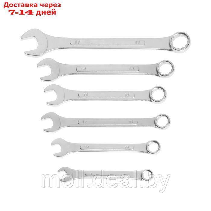 Набор ключей комбинированных усиленных в сумке ТУНДРА, 8 - 17 мм, 6 шт. - фото 2 - id-p194196457