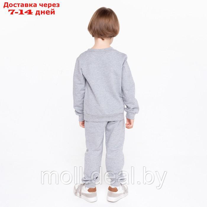 Костюм детский PUMA (свитшот, брюки), цвет серый, рост 98 см (3 года) - фото 4 - id-p194196520