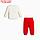 Комплект: джемпер и брюки Крошка Я "Новогодние зверята", рост 62-68 см, цвет красный/белый, фото 5