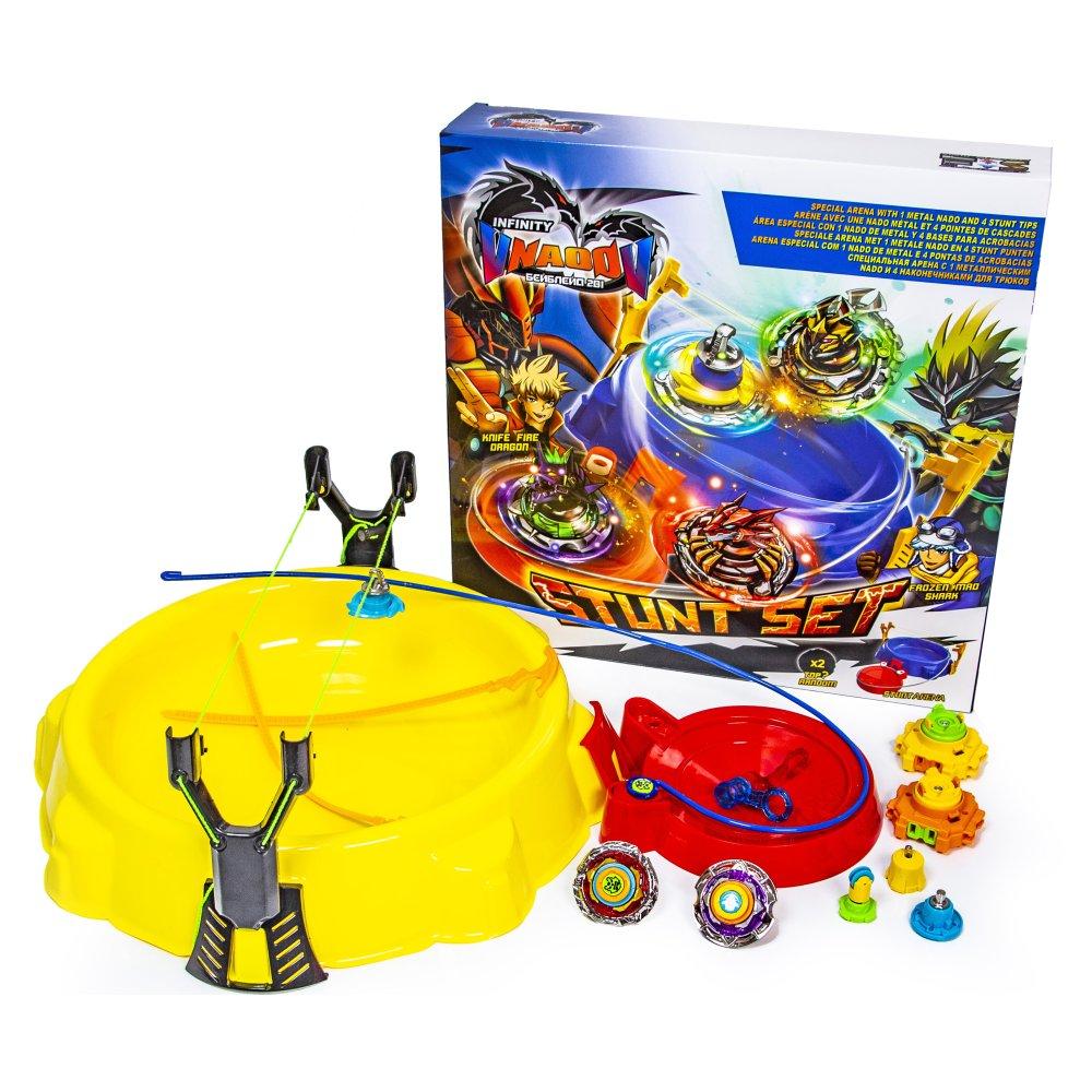 Игровой набор бэйблейд Beyblade 2-в-1 "Infinity Nado B15" 2 волчка арена инфинити надо - фото 1 - id-p194245363