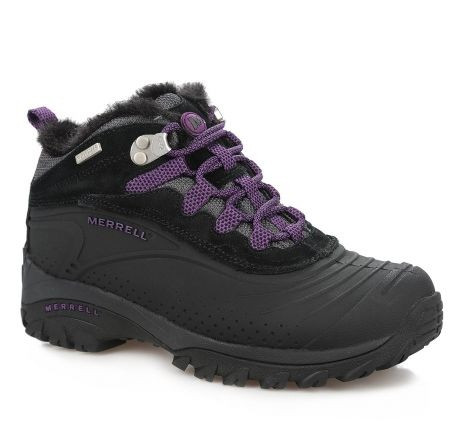 Ботинки женские MERRELL STORM TREKKER 6 Women's Boots черный/темно-фиолетовый - фото 1 - id-p194223617
