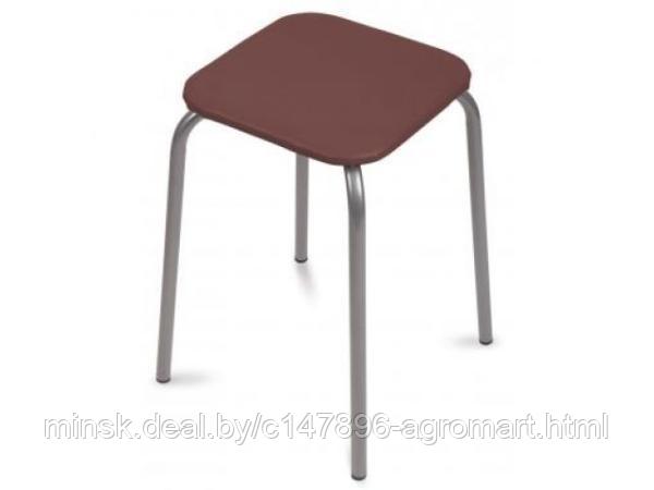 Табурет (стул) Эконом 3, цвет коричневый, NIKA (цвет коричневый) - фото 1 - id-p183359091