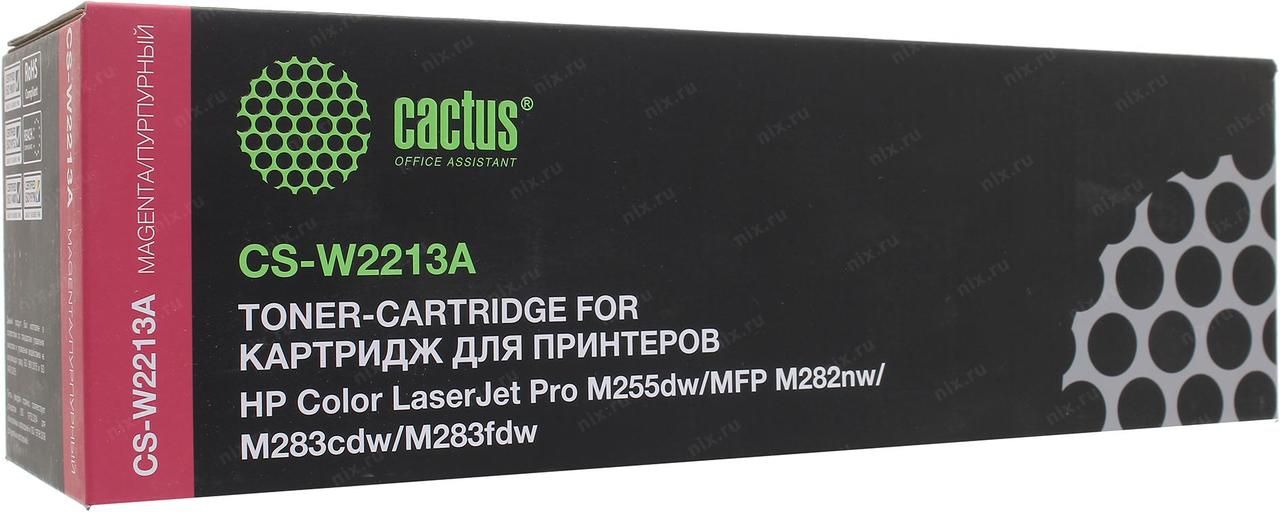 Картридж Cactus CS-W2213A Magenta для HP LaserJet Pro M255/MFP M282/M283