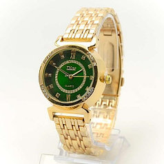 Женские Часы DIOR PH6253 (Реплика) Золотой+зеленый