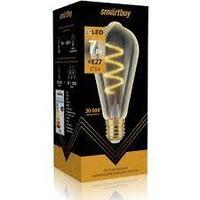 Светодиодная лампа Smartbuy FIL ST64 7W 3000k Е27 с золотистым стеклом