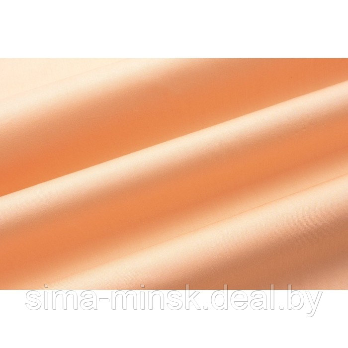 Простыня 1.5 сп «Моноспейс», размер 150х215 см, цвет персиковый - фото 2 - id-p194254897