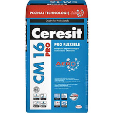 Ceresit/CM 16 PRO/ 20кг Растворная сухая облицов.смесь (высокоэласт.,для крупноф.плитки)
