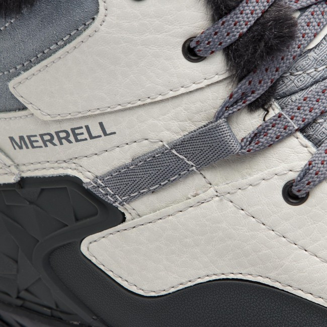 Ботинки женские утепленные MERRELL AURORA 6 ICE+ WTPF Women's insulated boots светло-серый - фото 3 - id-p194223582