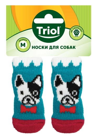 Носки для собак "Собачка" Triol M - фото 1 - id-p194072555