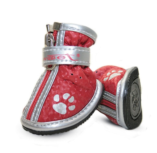 Ботинки для собак красные Triol XS 40х30х40 мм - фото 1 - id-p194072564