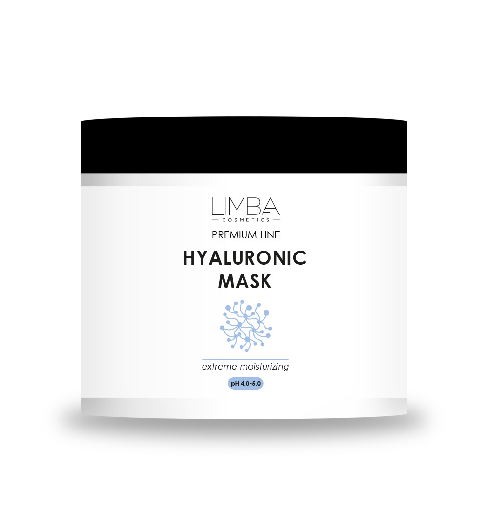 Увлажняющая маска для волос Limba Cosmetics Premium Line Hyaluronic mask, 500 г