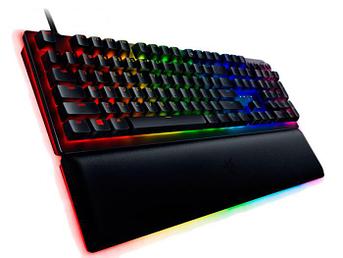 Геймерская оптическая игровая клавиатура с подсветкой Razer Huntsman V2 Analog Optical RZ03-03610800-R3R1