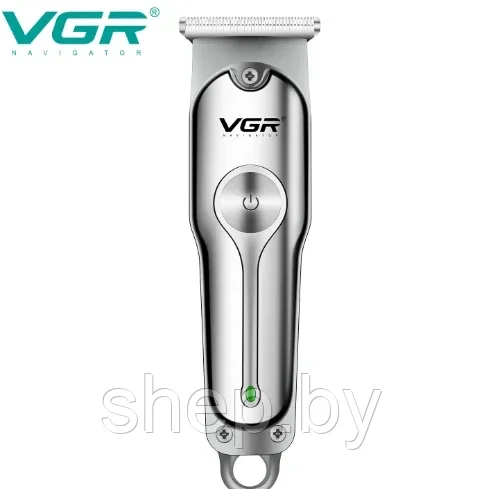 Машинка для стрижки волос, бороды, усов-триммер VGR V-071 беспроводная аккумуляторная (3 насадки) - фото 3 - id-p194262437