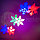 Новогодний лазерный проектор "Снежинки" Led Strahler Schneeflocke с эффектом светомузыки, фото 5