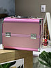 Бьюти-кейс для косметики «BuImer»  кейс для мастеров,  розовый, фото 3