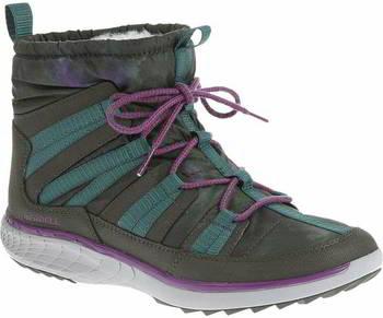 Ботинки женские MERRELL PECHORA PULL Women's Boots черный/сиреневый - фото 1 - id-p194223598