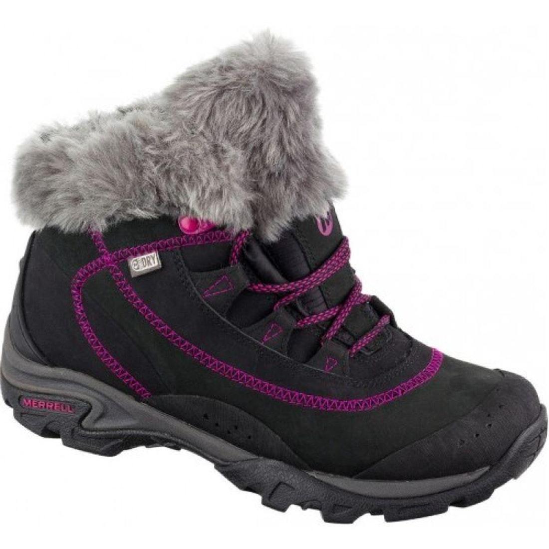 Ботинки женские MERRELL SNOWBOUND DRIFT MID WTPF women`s boots черный - фото 1 - id-p194223609