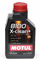 Моторное масло Motul 8100 X-clean+ 5W30 1L