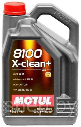 Моторное масло Motul 8100 X-clean+  5W30 5L