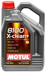 Моторное масло Motul 8100 X-clean+  5W30 5L