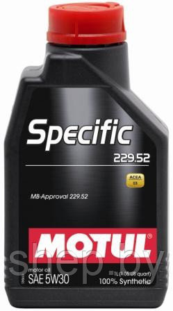 Моторное масло Motul Specific 229.52 5W30 1L - фото 1 - id-p194263530