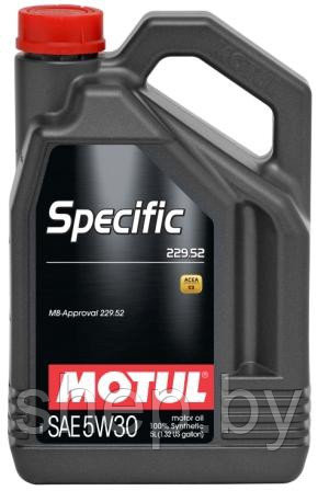 Моторное масло Motul Specific 229.52 5W30 5L - фото 1 - id-p194263659