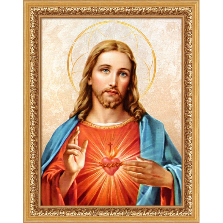 Картина стразами "Иисус Христос" - фото 1 - id-p194264334