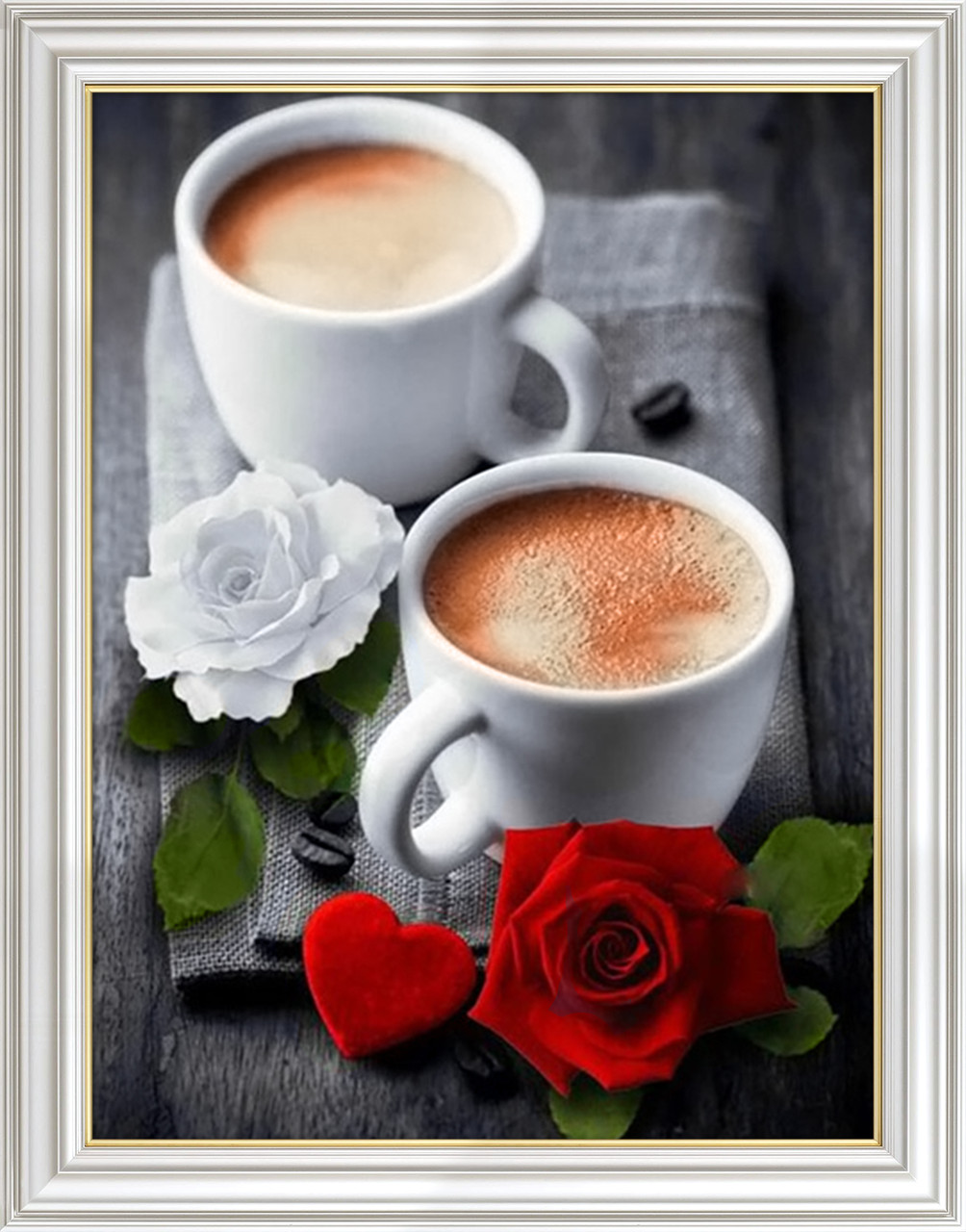 Картина стразами "Утренний кофе" - фото 1 - id-p194264367