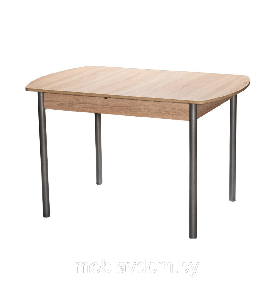 Стол обеденный М3 раздвижной Дуб сонома/прямые металлик - фото 1 - id-p194264555