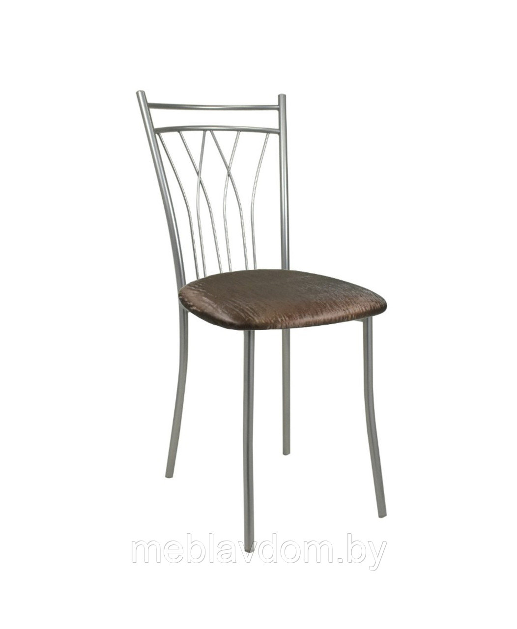 Обеденная группа Стол М3 Орех+стулья Премьер серебро/бенгал коричн. - фото 4 - id-p194264712
