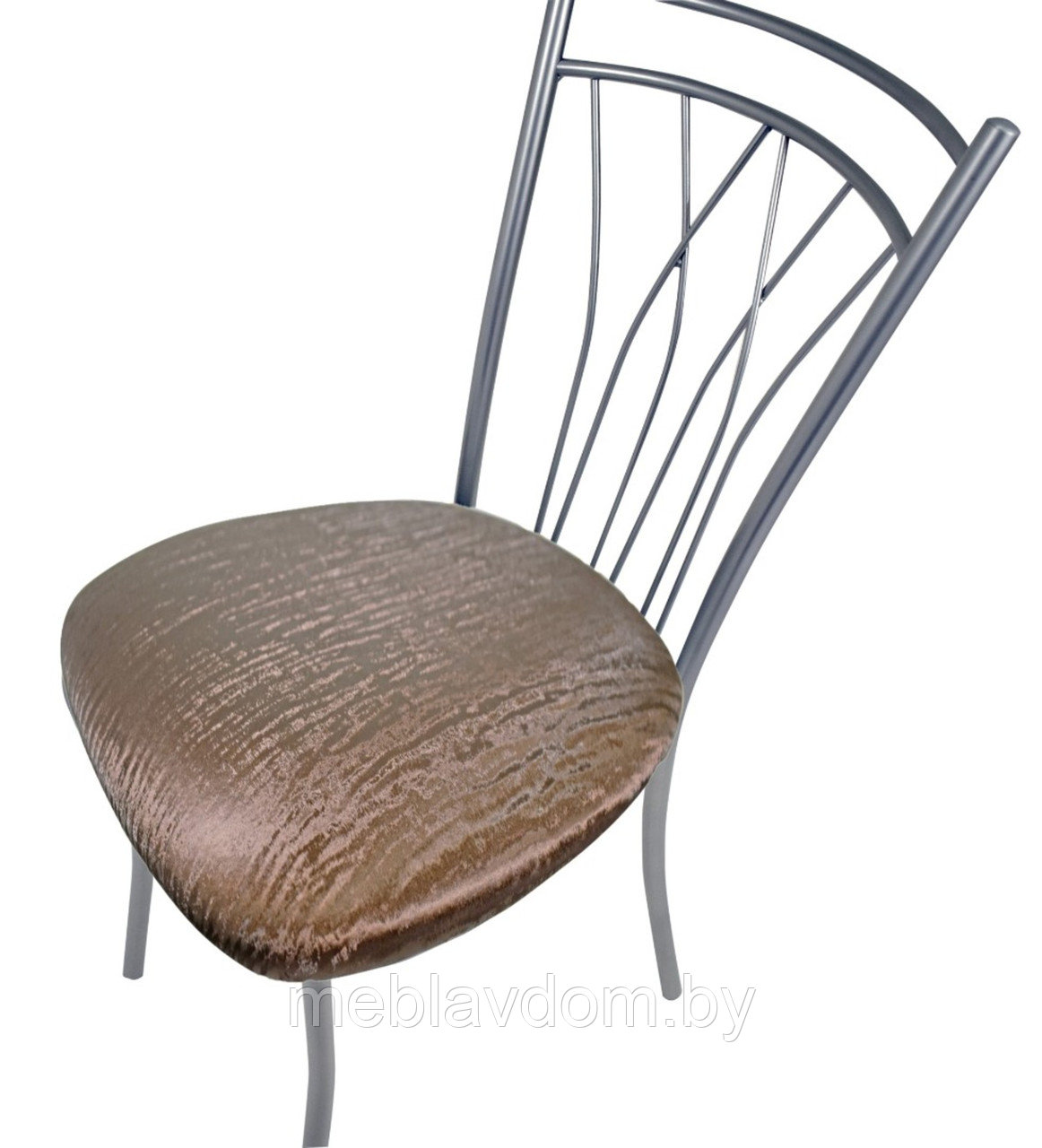 Обеденная группа Стол М3 Орех+стулья Премьер серебро/бенгал коричн. - фото 6 - id-p194264712
