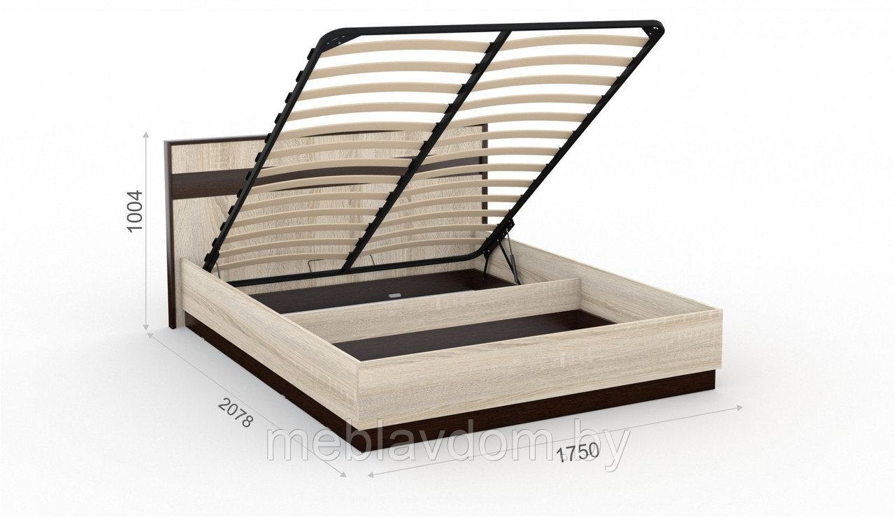 Кровать Эшли с подъёмным механизмом (160х200) - фото 2 - id-p194264741