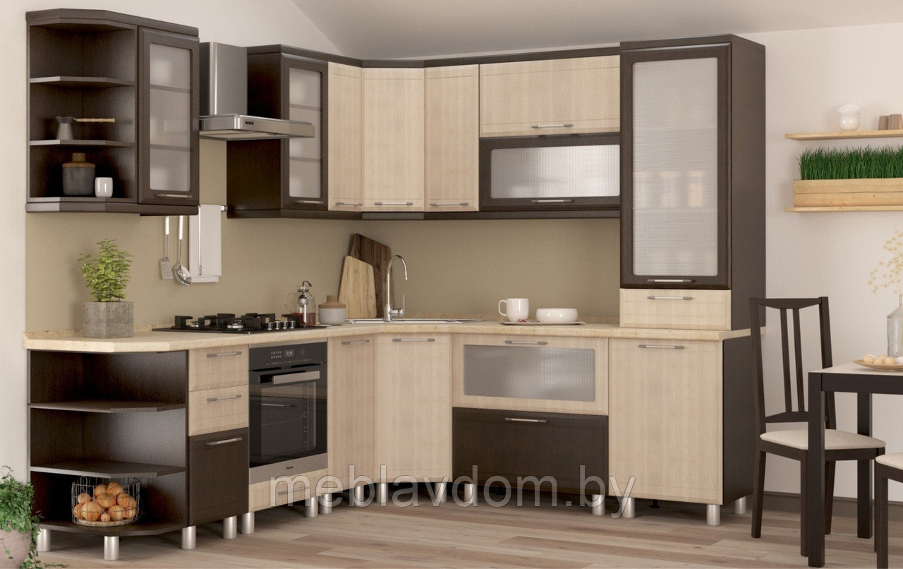 Угловая кухня Терра 1,65х1,65 м - фото 2 - id-p194264781